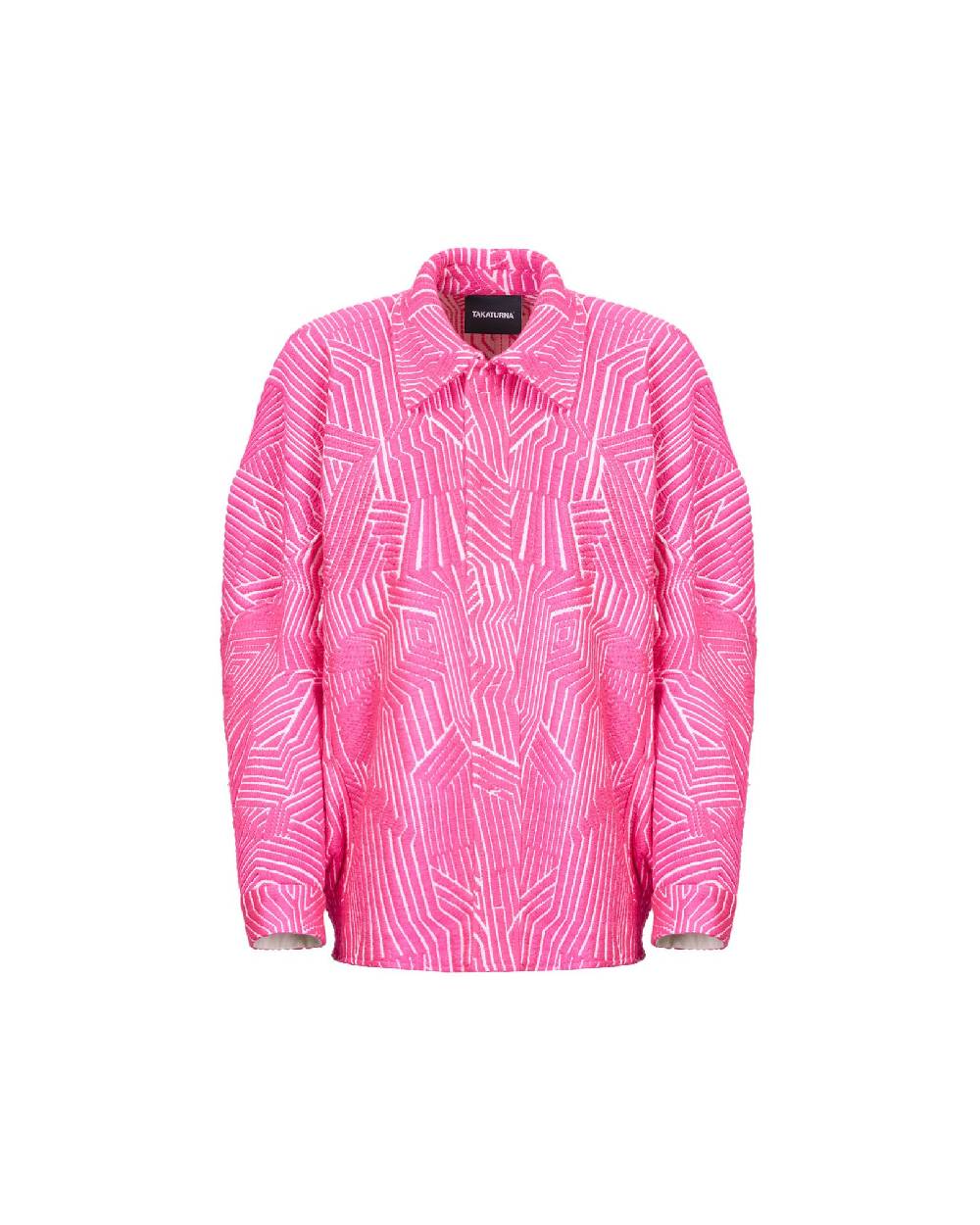TAKATURNA Giacca Cinetica Unisex Rosa Impetuoso & Bianco di TAKATURNA