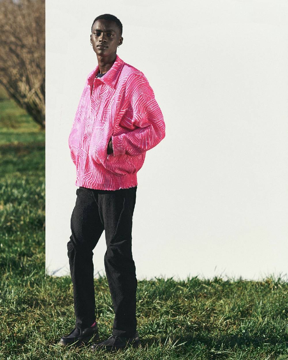 TAKATURNA  Giacca Cinetica Unisex Rosa Impetuoso & Bianco di TAKATURNA Nuova