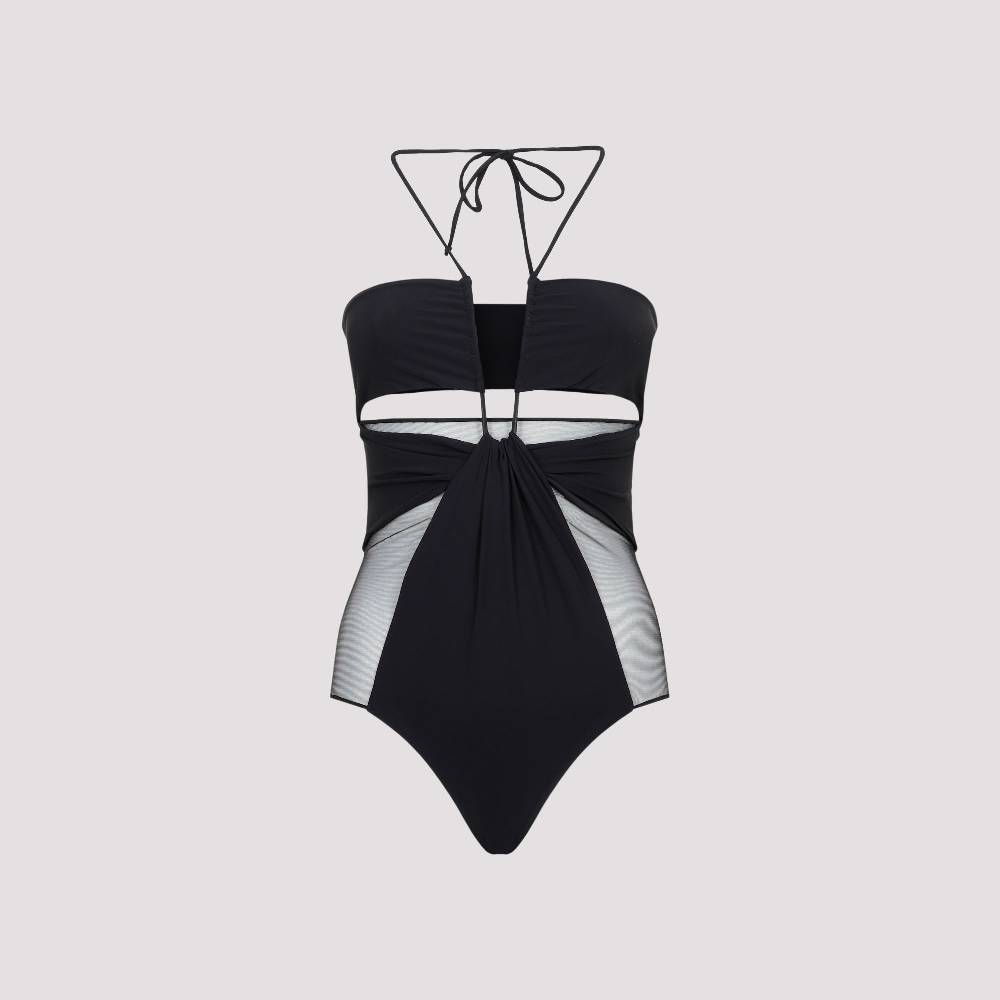 NENSI DOJAKA  Costume Intero Nero con Tagli Nensi Dojaka Fino Al -60%