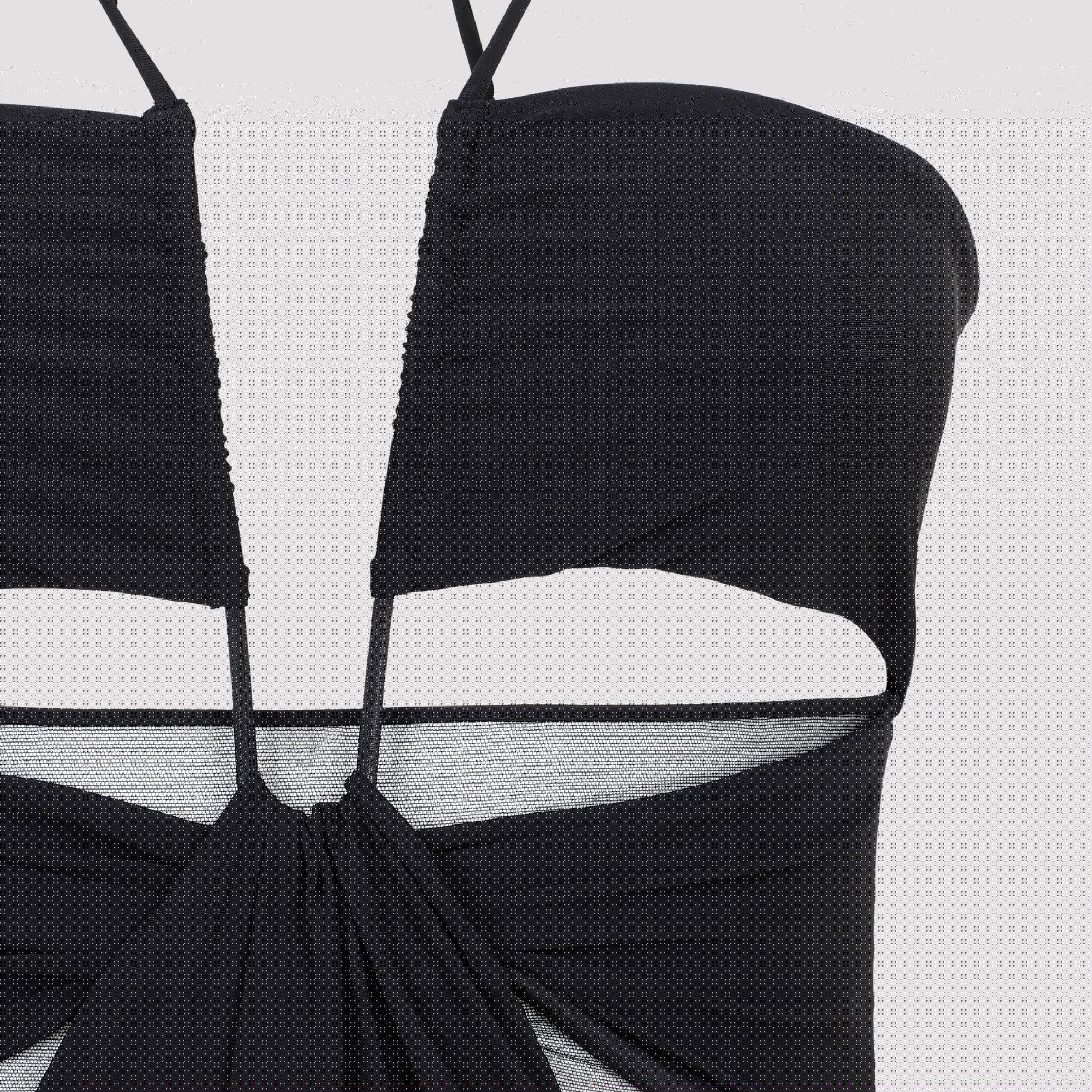 NENSI DOJAKA  Costume Intero Nero con Tagli Nensi Dojaka Fino Al -60%