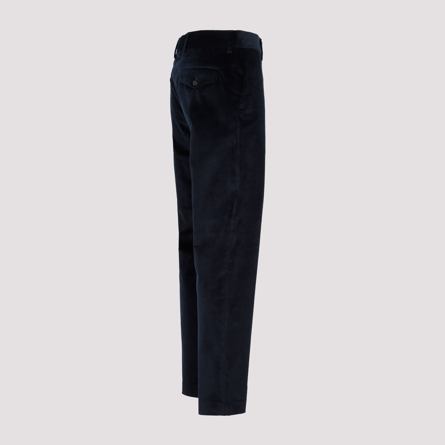 PAUL SMITH  Pantaloni in Velluto Cotone e Lana Blu Navy Paul Smith Shopping Online