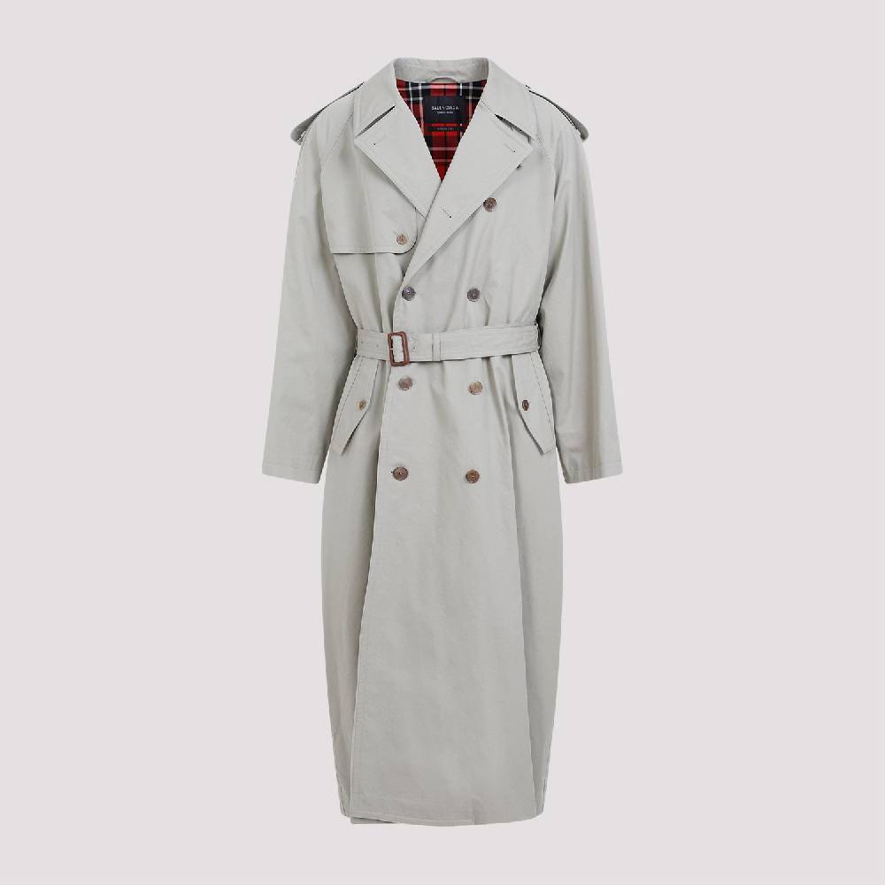 BALENCIAGA  Cappotto Cotone Beige Militare Balenciaga Donna Affare Del Giorno