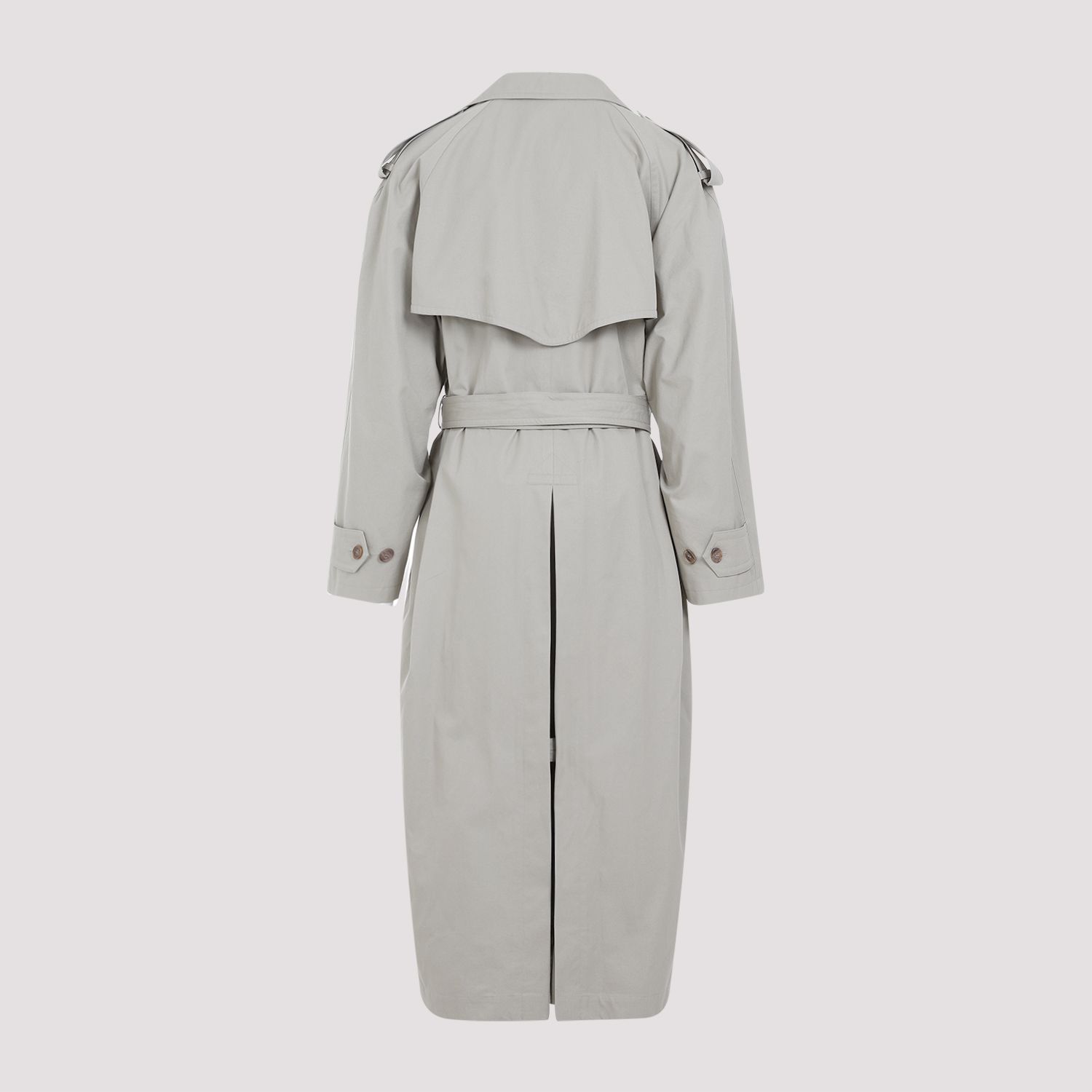 BALENCIAGA  Cappotto Cotone Beige Militare Balenciaga Donna Affare Del Giorno