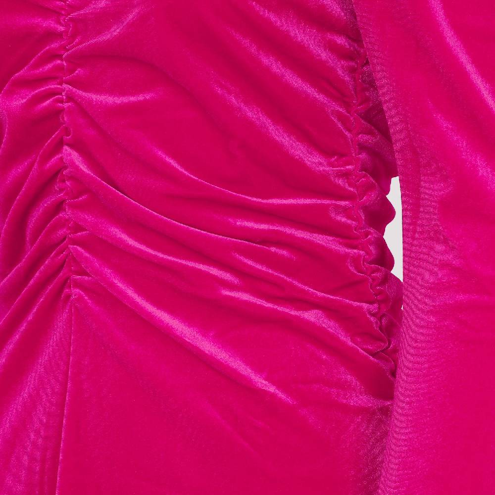 GANNI  Abito Mini in Velluto GANNI Love Potion - Rosa & Viola Economico