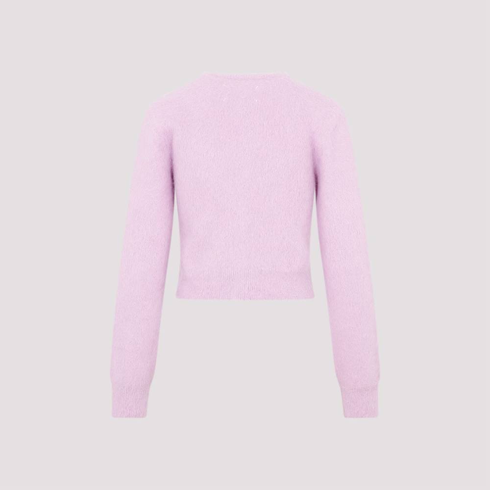 MAISON MARGIELA  Cardigan in Angora Rosa e Viola MAISON MARGIELA Hotsell