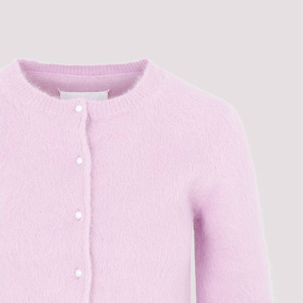 MAISON MARGIELA  Cardigan in Angora Rosa e Viola MAISON MARGIELA Hotsell