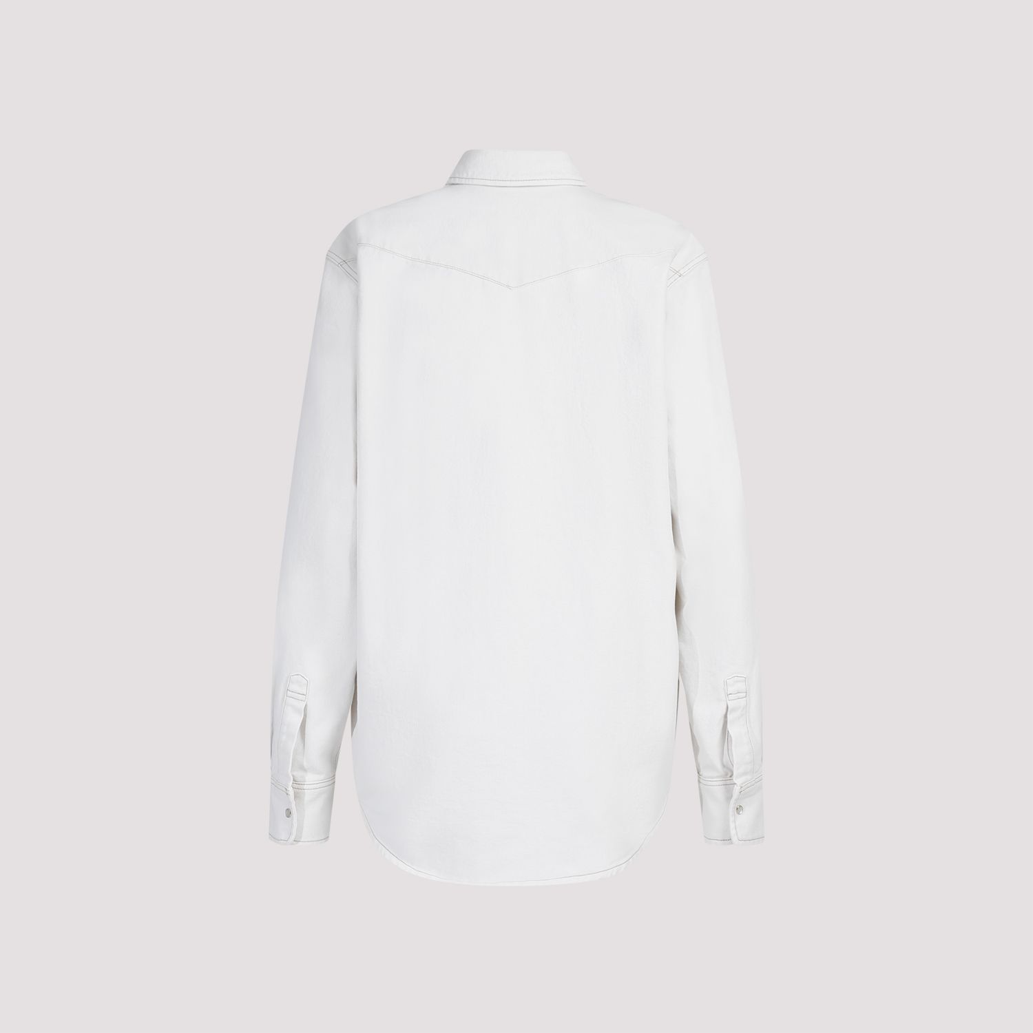 BALLY  Camicia Classica da Donna BALLY in Cotone Color Osso Moda
