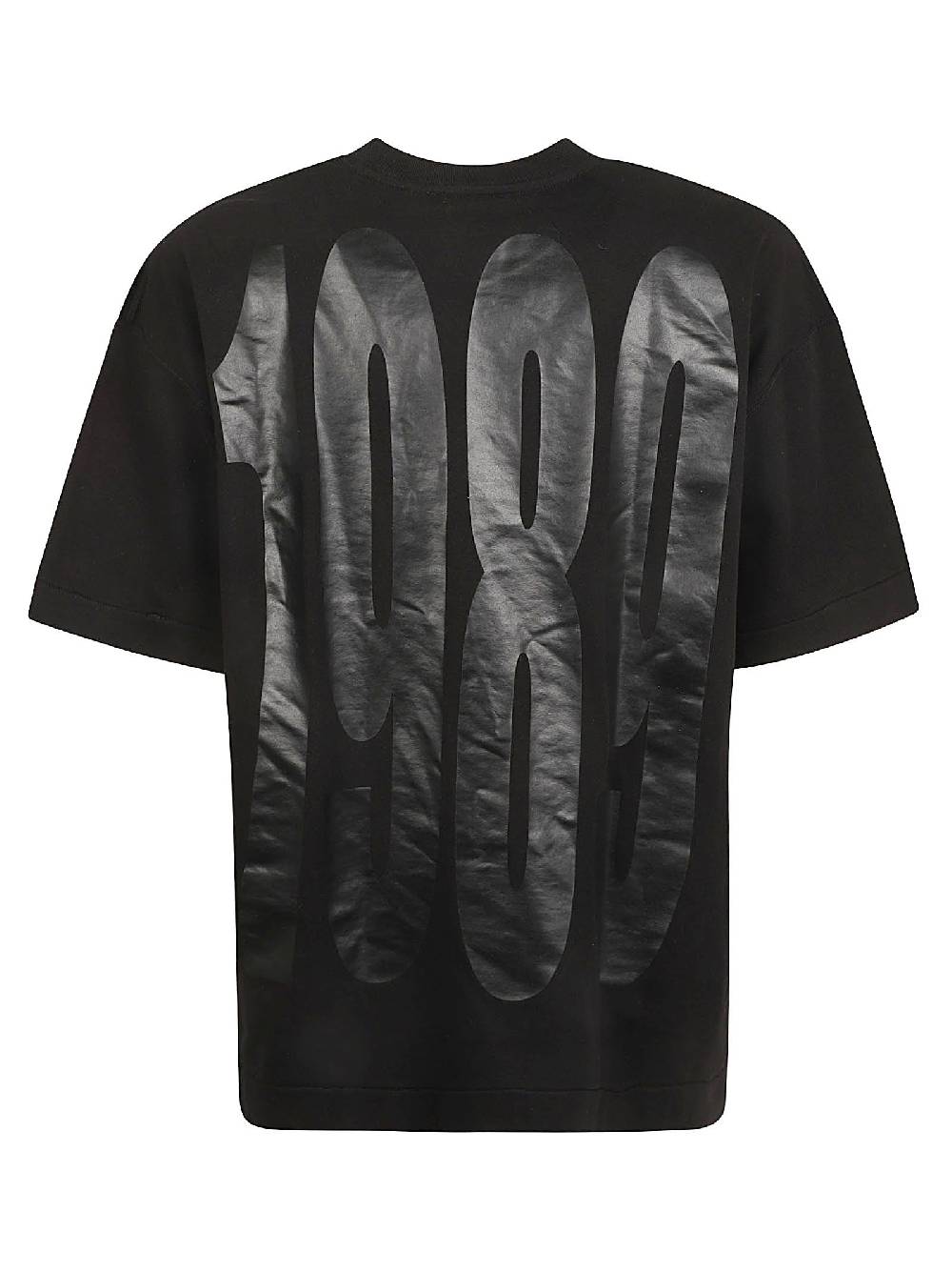 1989 STUDIO  T-Shirt Nera in Cotone Uomo 1989 Studio Negozi Online