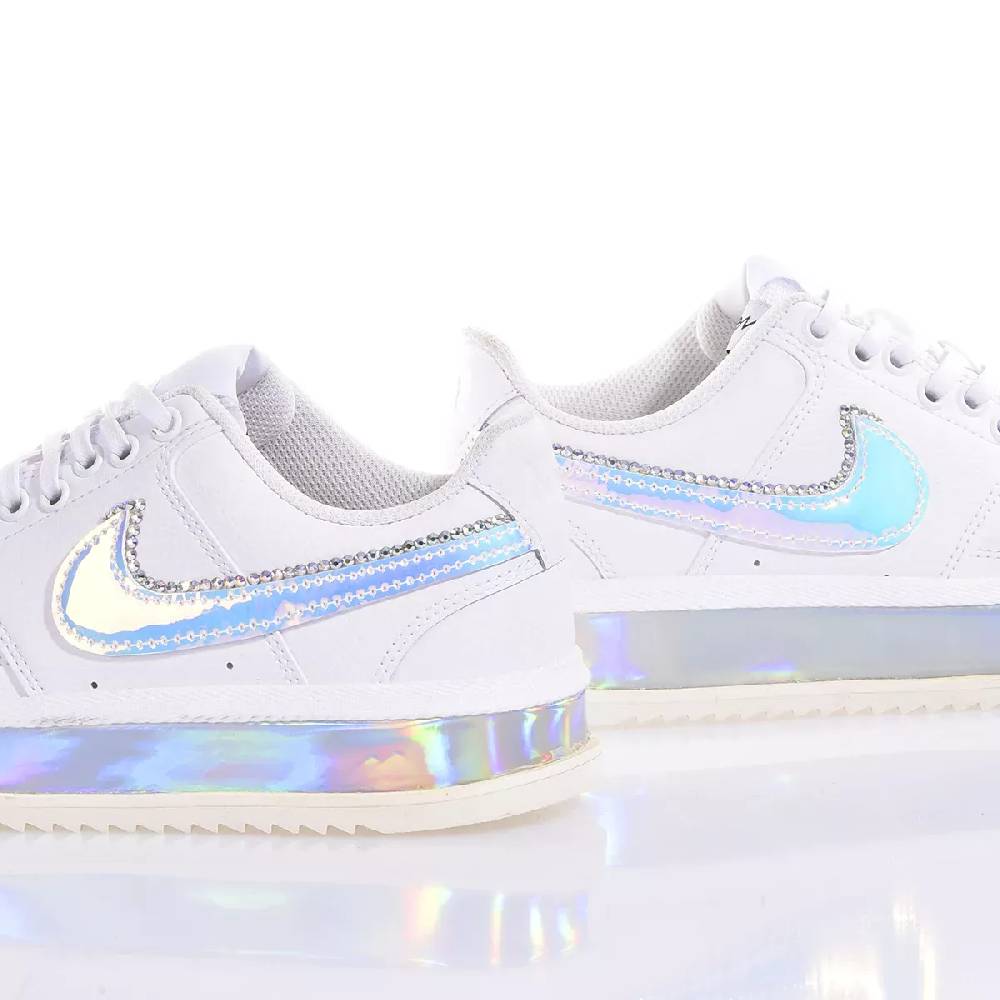 NIKE  Sneakers Nike Court Vision in Eco-Pelle - Bianco Multicolore Consegna Veloce