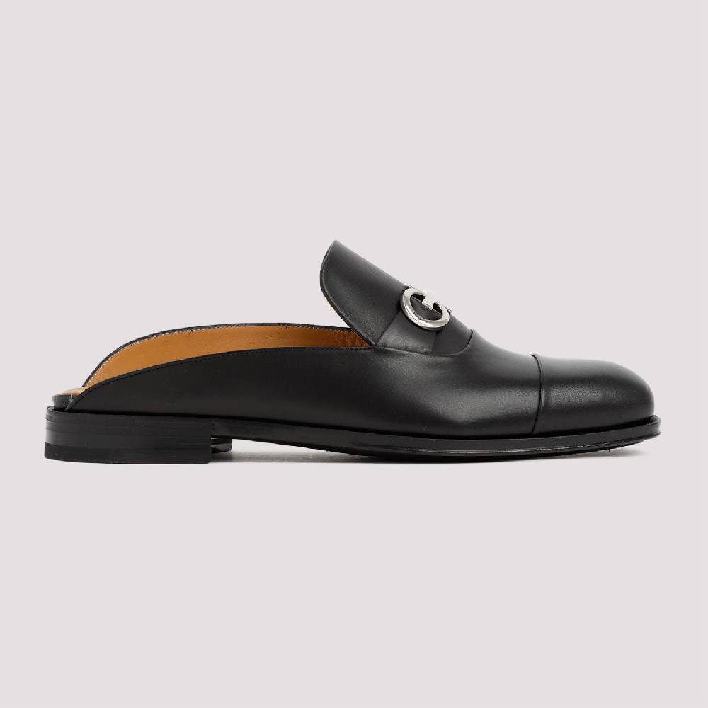 SALVATORE FERRAGAMO  Stivaletti Neri in Vitello Salvatore Ferragamo Uomo Promozione Limitata