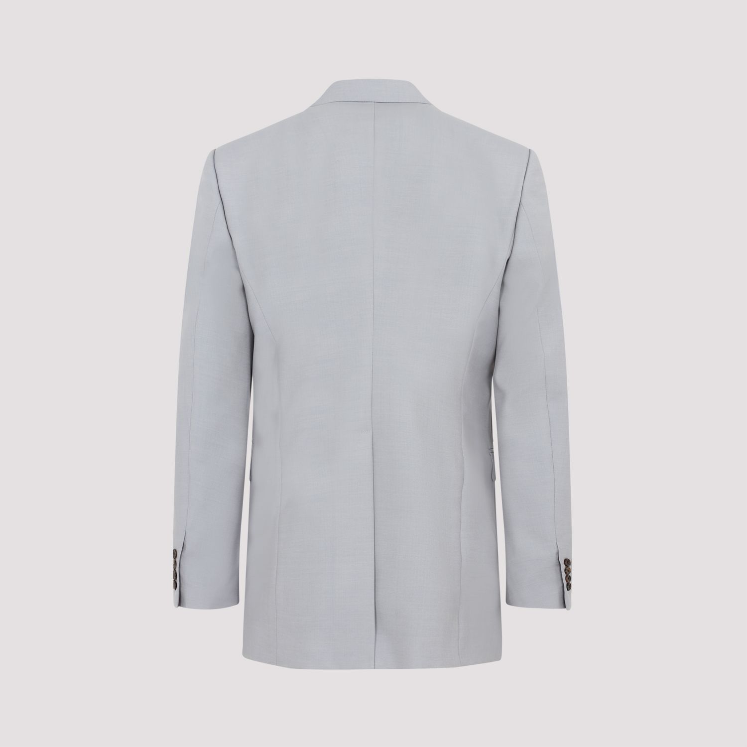 ALEXANDER MCQUEEN  Giacca Uomo Grigia in Lana-Mohair di Alexander McQueen Sottocosto