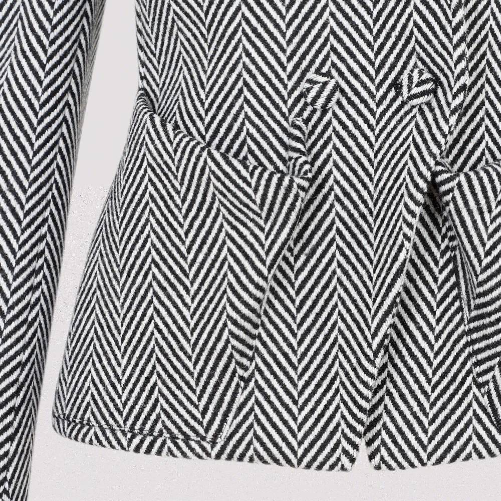 TOM FORD  Giacca Acetato Chevron Nera Tom Ford - Doppiopetto Donna Outlet