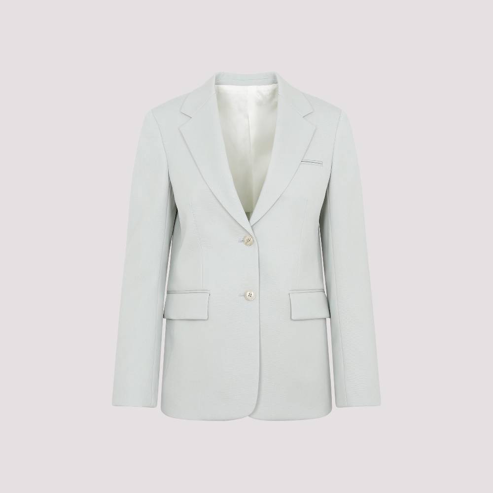 LANVIN  Blazer da Donna Verde Salvia in Lana Vergine LANVIN Negozio