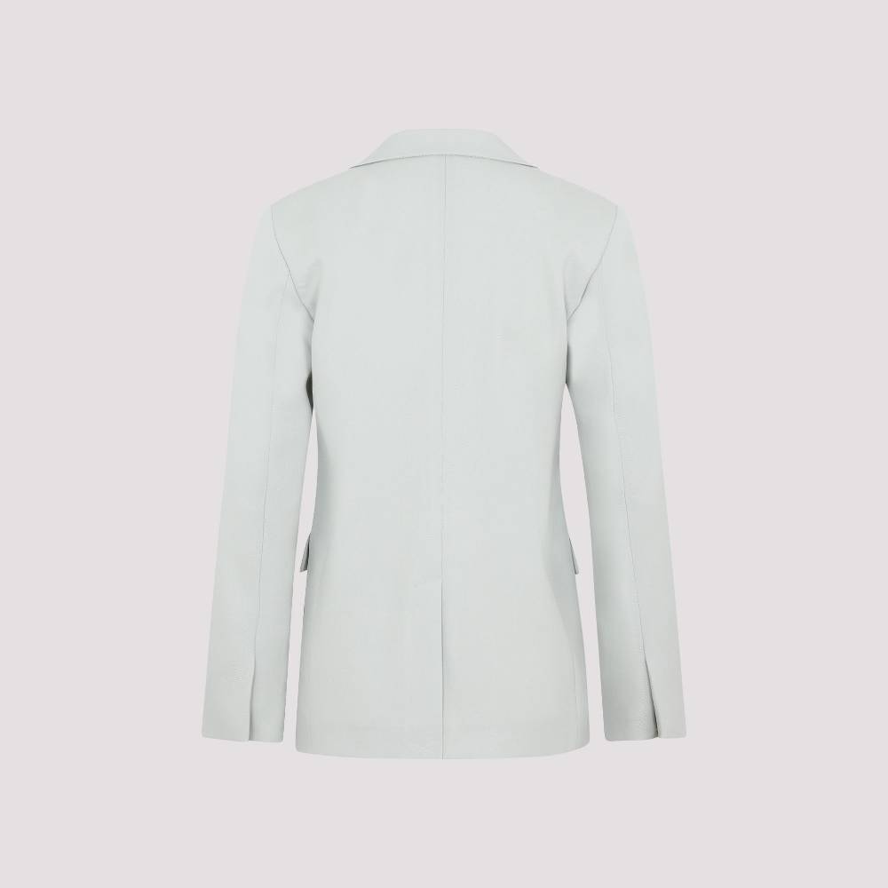 LANVIN  Blazer da Donna Verde Salvia in Lana Vergine LANVIN Negozio