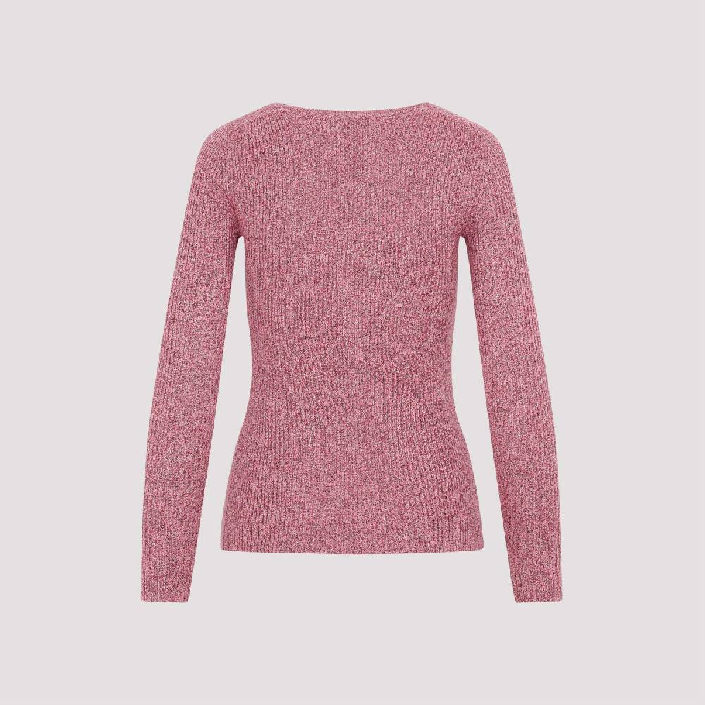 GABRIELA HEARST  Cardigan Misto Cachemire e Seta Rosa & Viola di Gabriela Hearst In Saldo