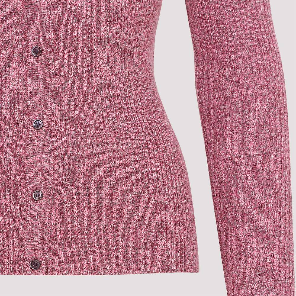 GABRIELA HEARST  Cardigan Misto Cachemire e Seta Rosa & Viola di Gabriela Hearst In Saldo