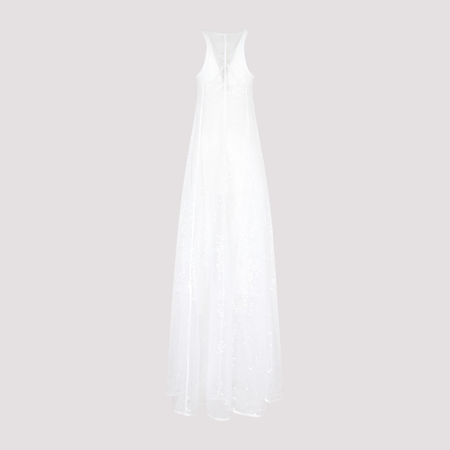 JACQUEMUS  Abito A-Line in Pizzo Bianco Dentelle di Jacquemus Italia