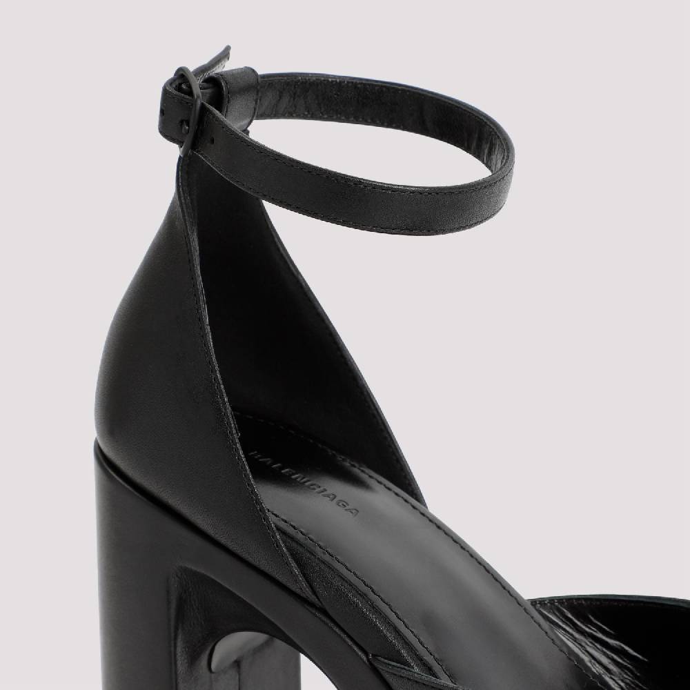 BALENCIAGA  Sandali con Tacco e Plateau Nero Balenciaga 16cm In Linea