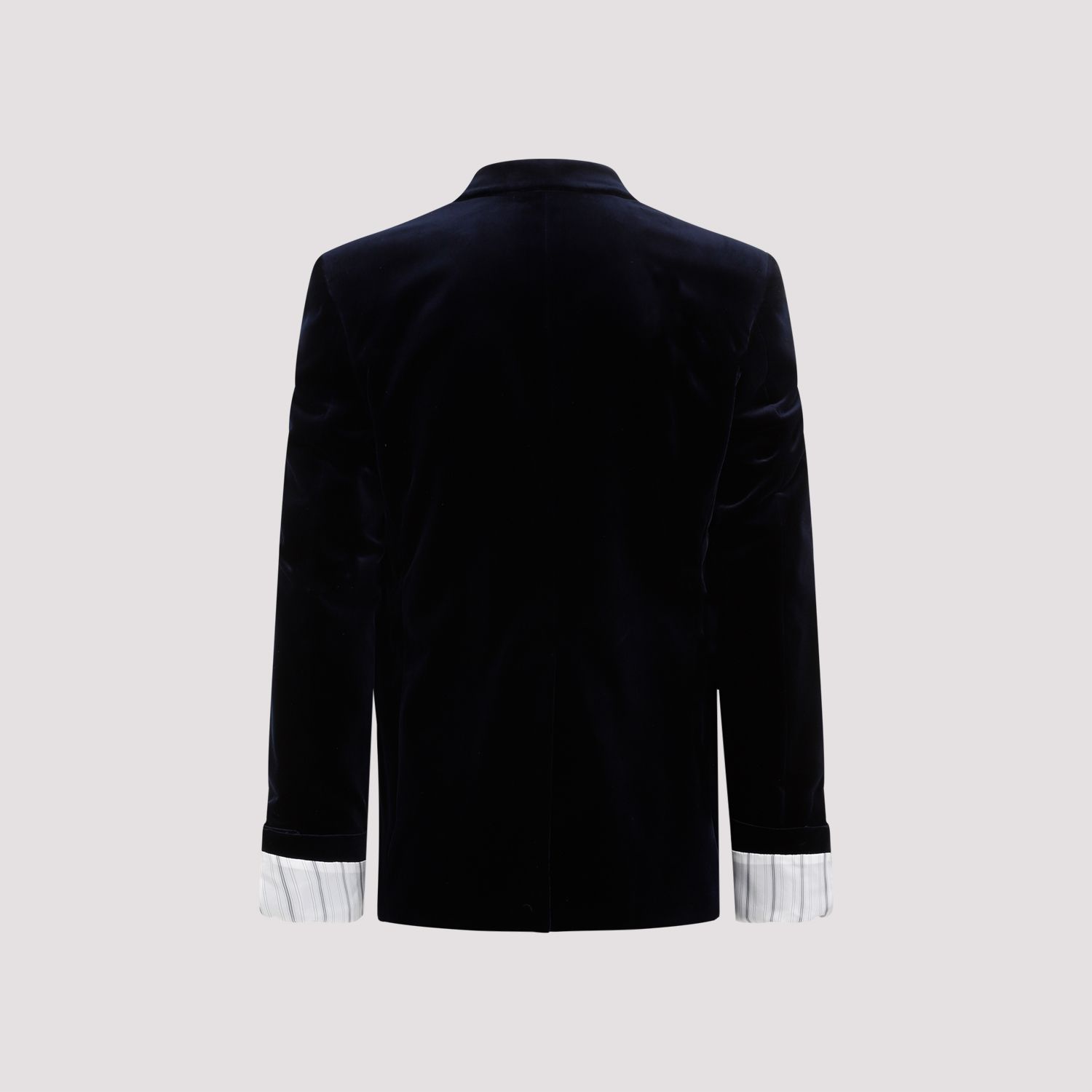 GUCCI  Giacca in Velluto Cotone Blu GUCCI Caspian Uomo Qualità