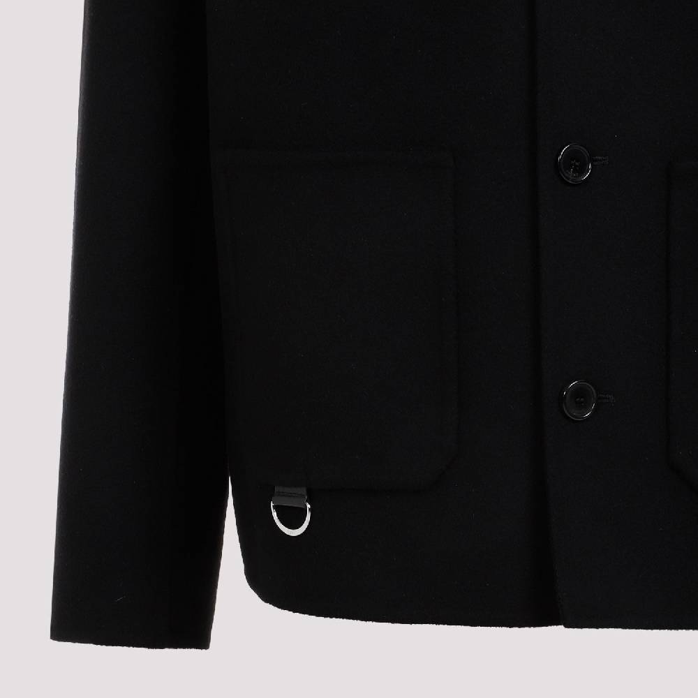 LOEWE  Giacca da Lavoro Uomo Loewe in Lana e Cashmere Nera Qualità Garantita