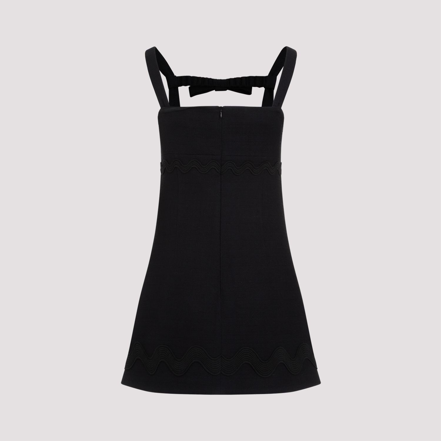 PATOU  Abito Mini Nero in Cotone con Fiocco PATOU Fino Al -60%