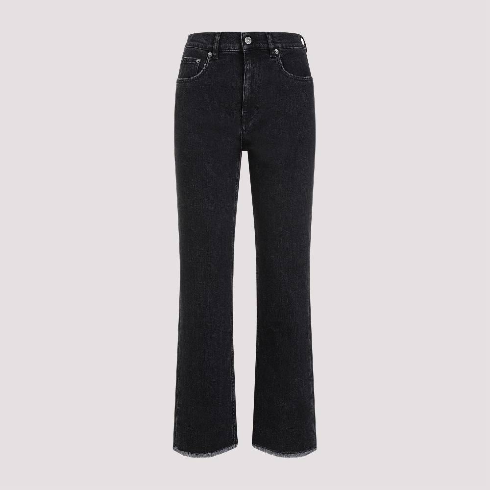 GOLDEN GOOSE  Jeans Svasati Cropped Cotone Nero Golden Goose Shopping Online