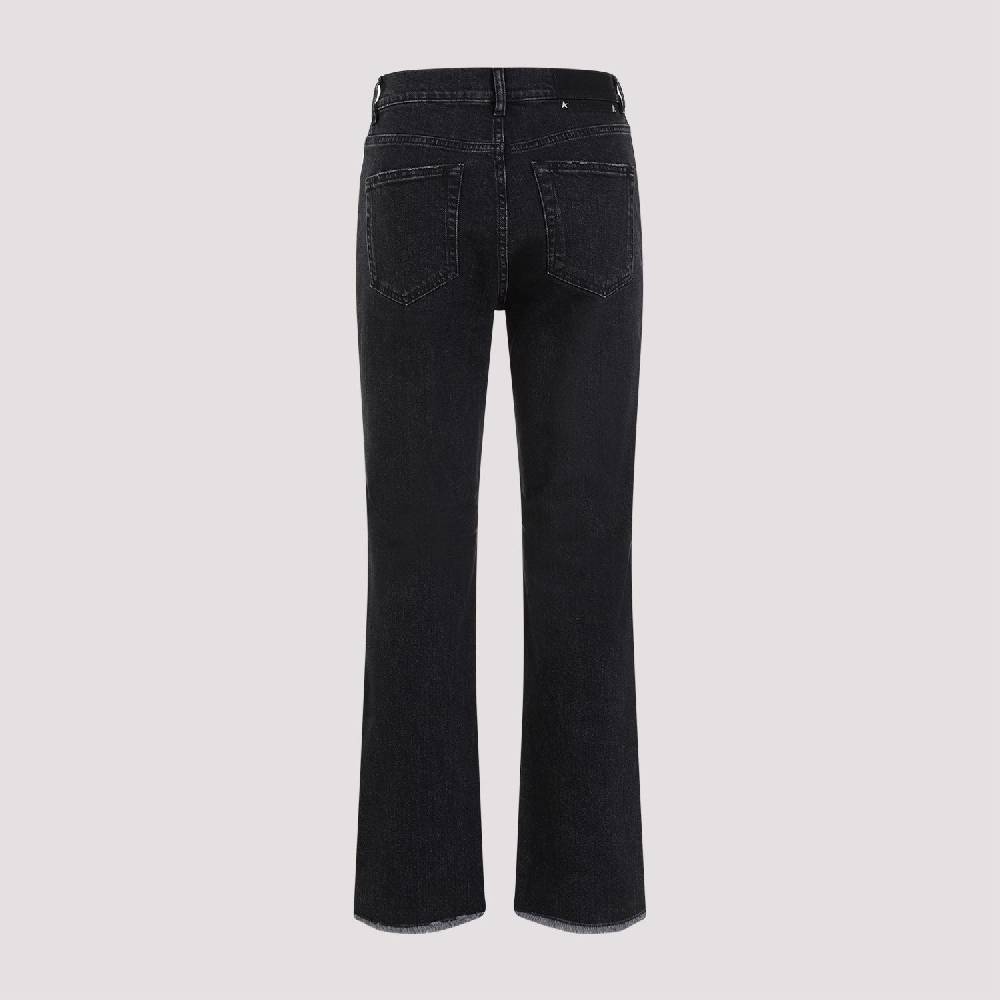 GOLDEN GOOSE  Jeans Svasati Cropped Cotone Nero Golden Goose Shopping Online