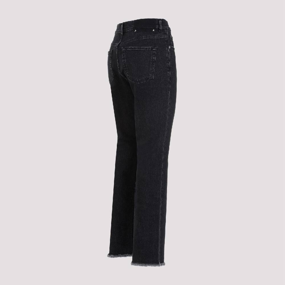 GOLDEN GOOSE  Jeans Svasati Cropped Cotone Nero Golden Goose Shopping Online
