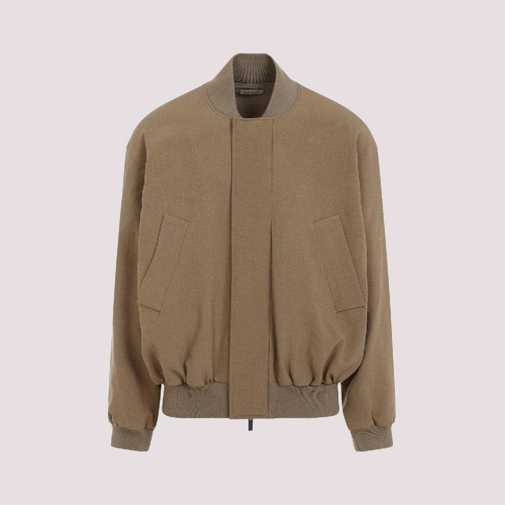 FEAR OF GOD  Bomber Uomo Lana Marrone Fear of God Prezzo Ridotto