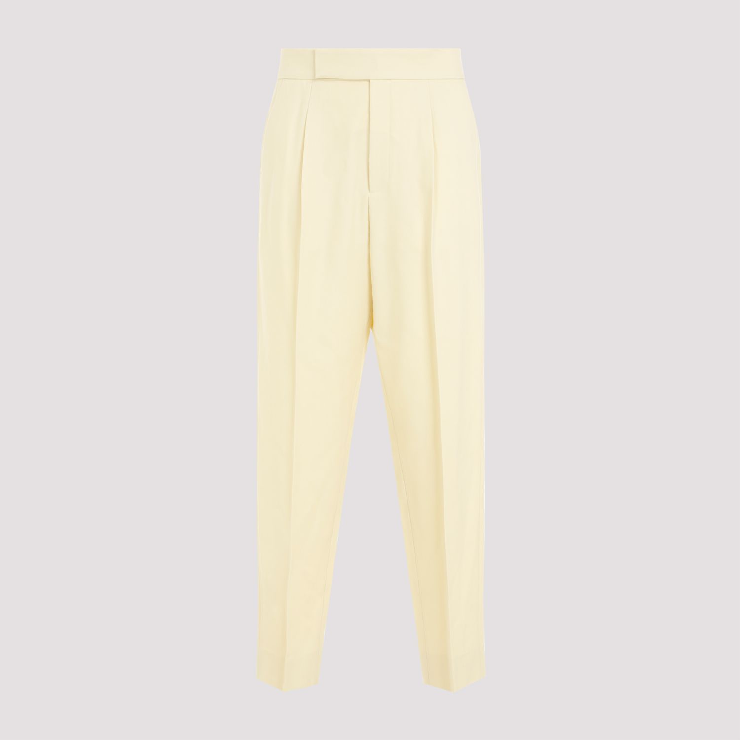 FEAR OF GOD  Pantaloni Plissettati in Lana Crema Fear of God Offerte speciali