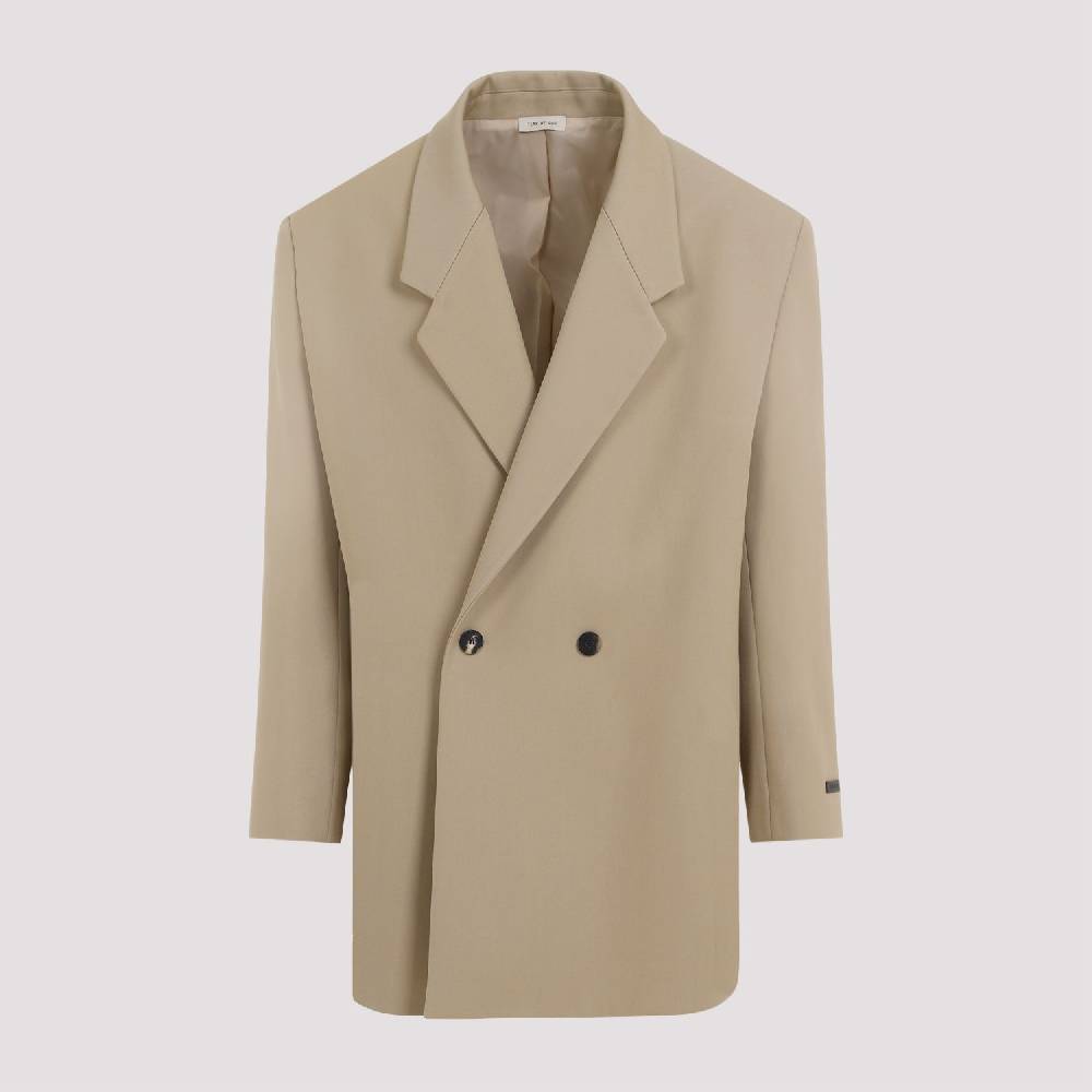 FEAR OF GOD  Blazer Beige in Lana e Cotone Fear of God | Giacche Uomo Novità