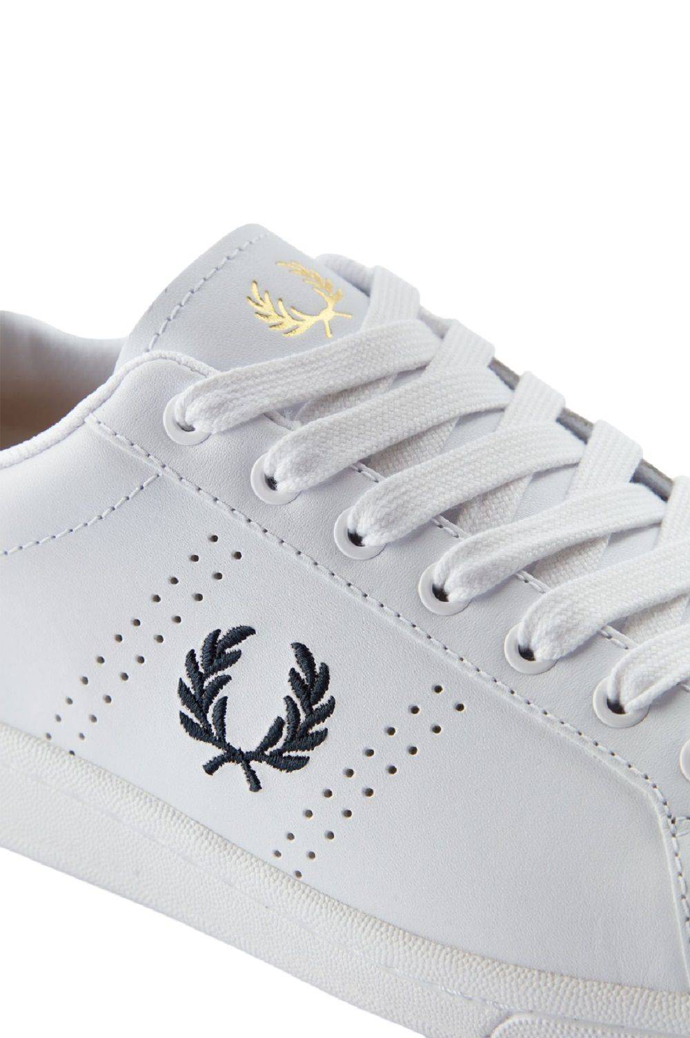 FRED PERRY  Sneakers in Pelle Bianca Fred Perry B721 - Scarpe Sportive da Uomo Rilascio limitato