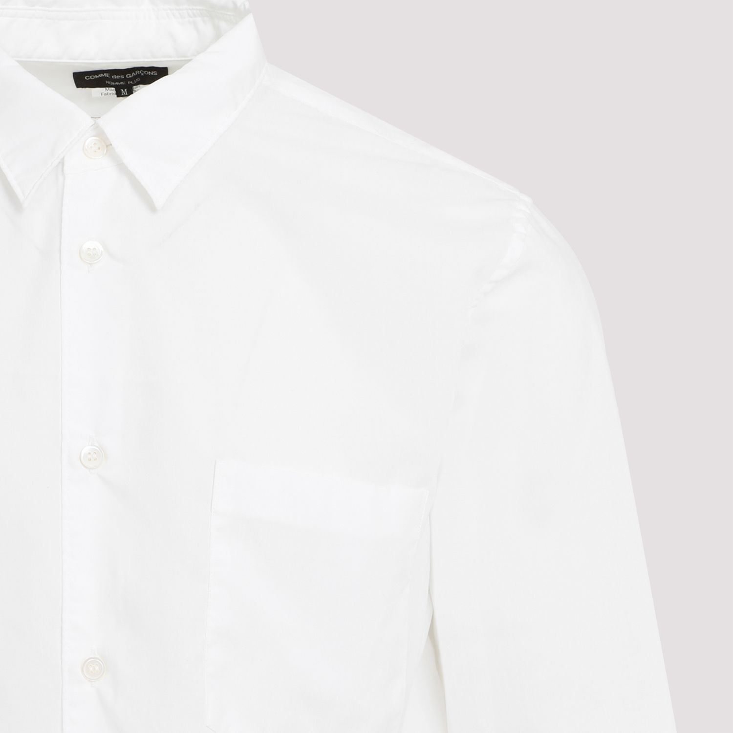 COMME DES GARÇONS  Camicia Bianca Classica in Cotone Comme des Garçons Uomo In Vendita