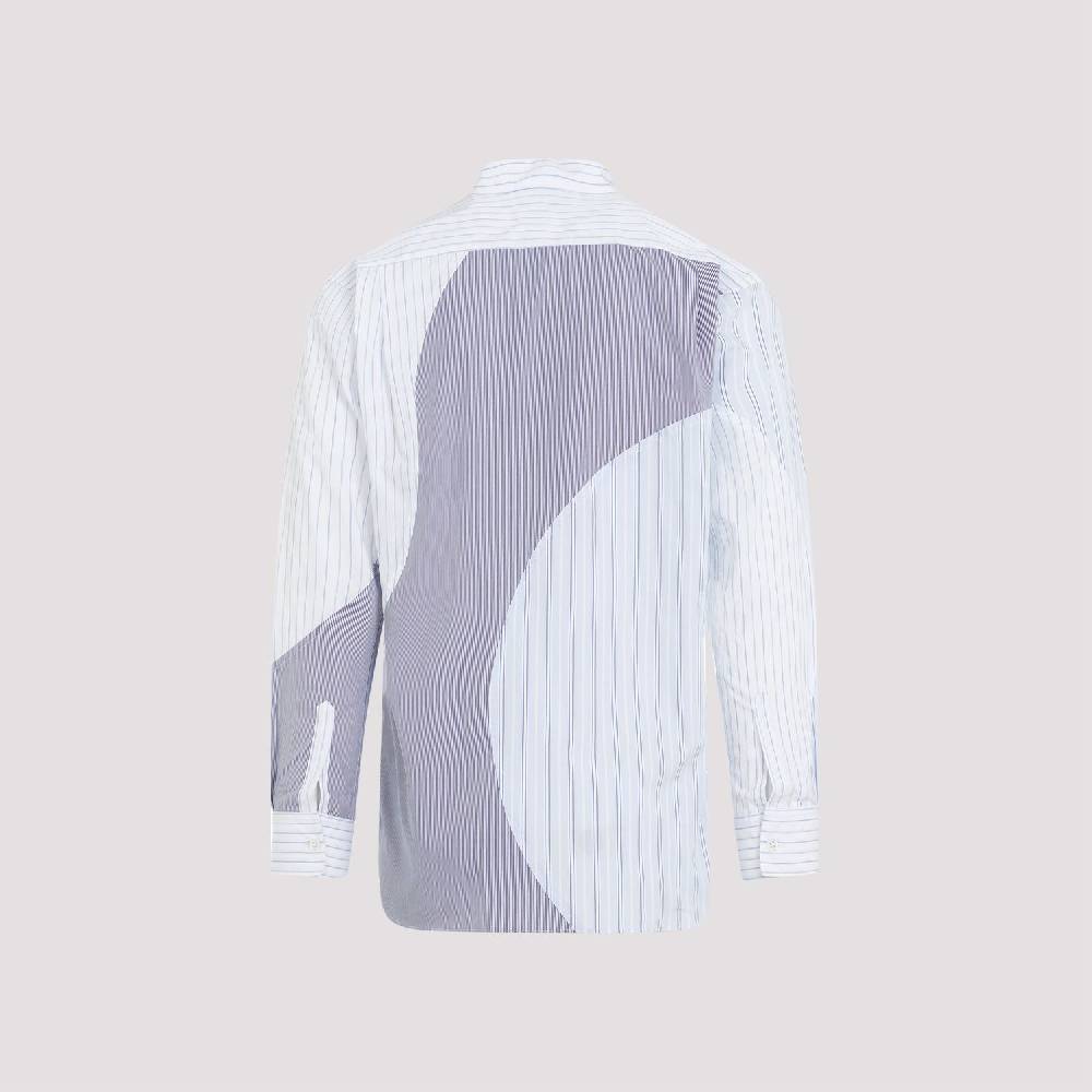 COMME DES GARÇONS SHIRT  Camicia Uomo Patchwork Blu in Cotone - COMME DES GARÇONS SHIRT Hotsell