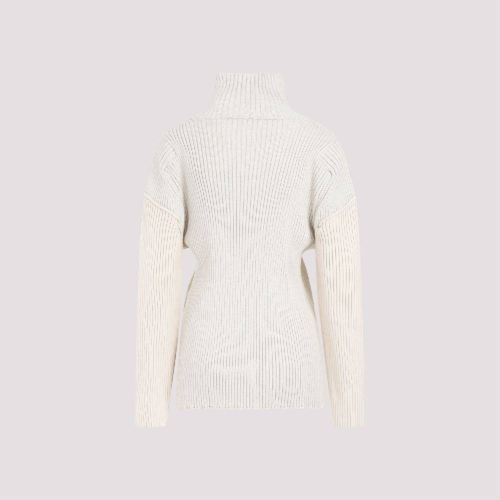 THE ROW  Maglia Costina in Cotone e Cashmere The Row - Nudo Saldi Di Fabbrica
