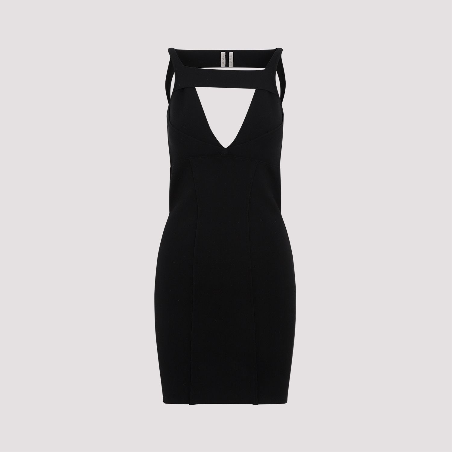 RICK OWENS  Abito Mini Maglia Nero Senza Schiena Rick Owens - Mix di Viscosa In Saldo