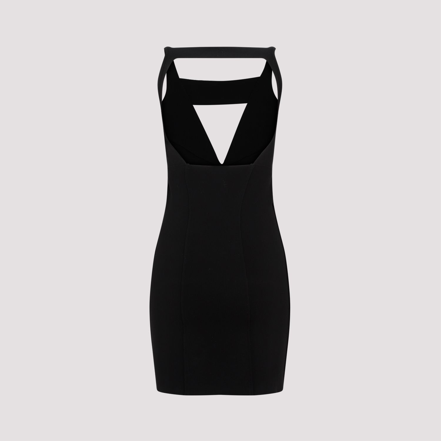 RICK OWENS  Abito Mini Maglia Nero Senza Schiena Rick Owens - Mix di Viscosa In Saldo