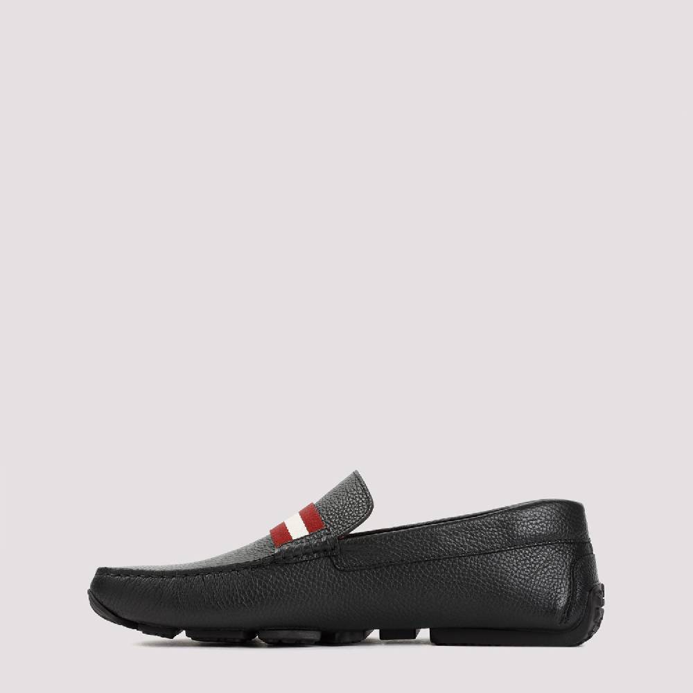 BALLY  Mocassini da Uomo in Vitello Nero Grana Bally 2025