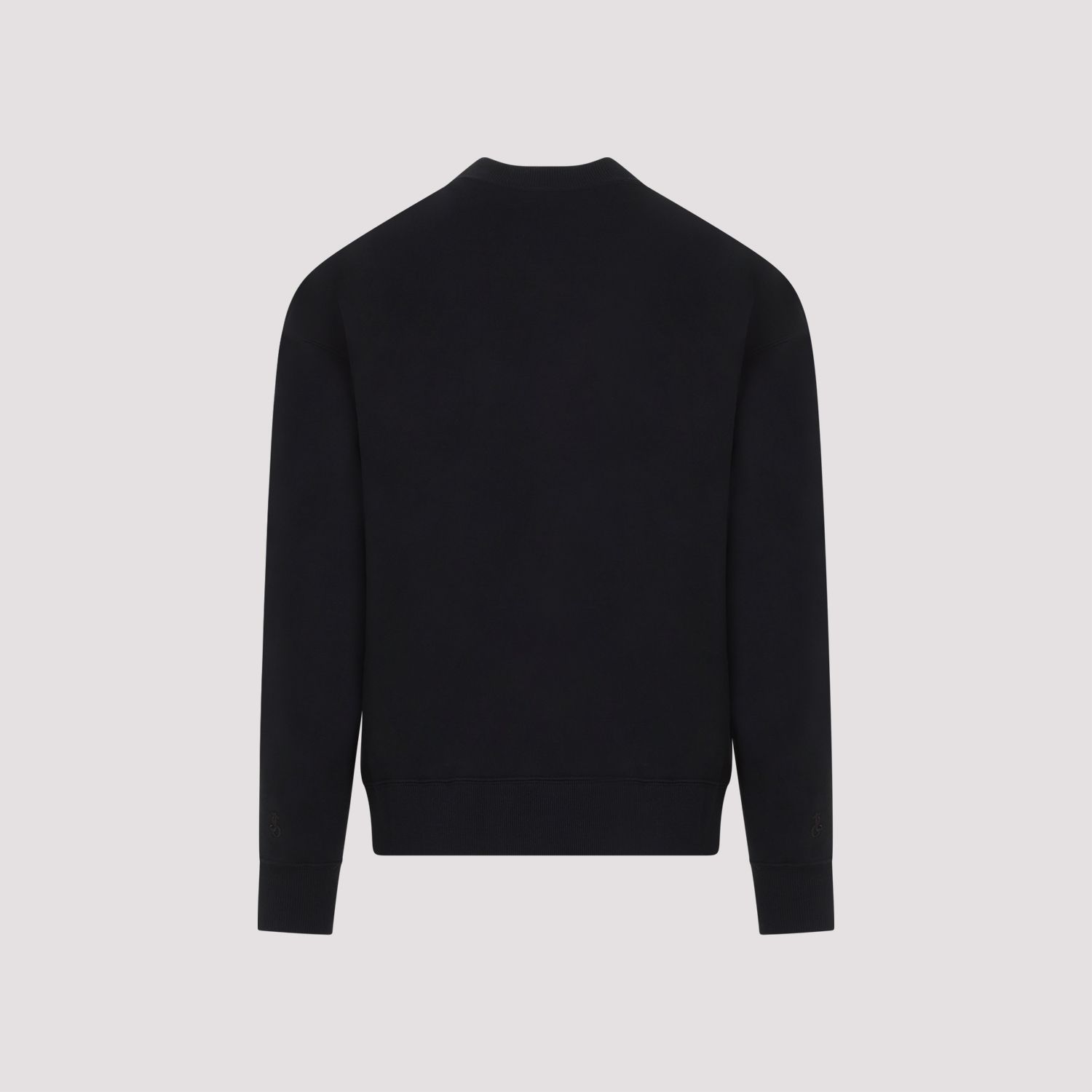 JIL SANDER  Felpa di Cotone Nera Uomo JIL SANDER Promozione