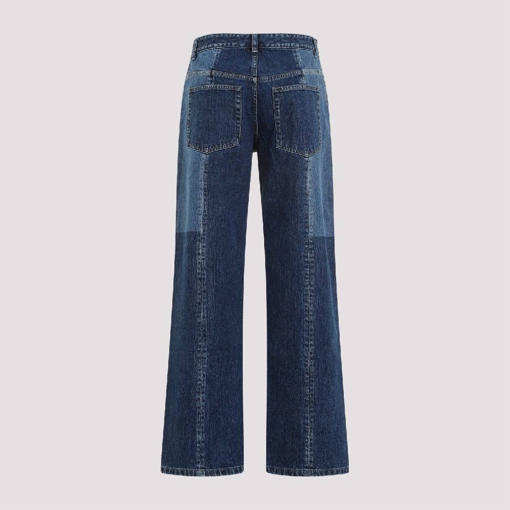 JIL SANDER  Jeans Rilassati Cotone Blu Cobalto Jil Sander - Donna Spedizione Gratuita