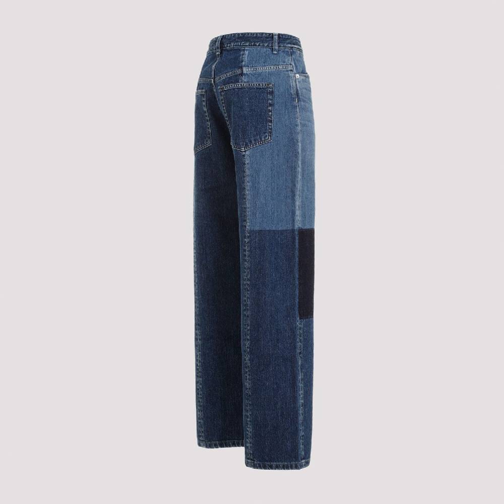 JIL SANDER  Jeans Rilassati Cotone Blu Cobalto Jil Sander - Donna Spedizione Gratuita