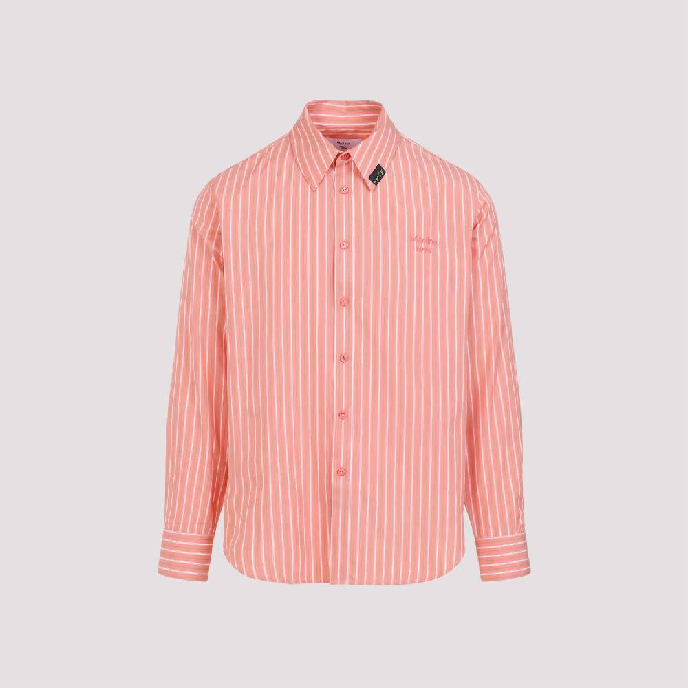 MARTINE ROSE  Camicia a Righe Giallo & Arancio in Cotone per Uomo di Martine Rose Acquista Ora