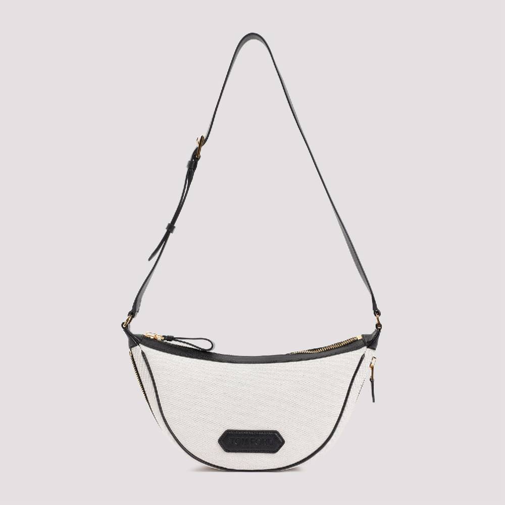 TOM FORD  Borsa Tracolla Nera in Tela Tom Ford Consegna Veloce