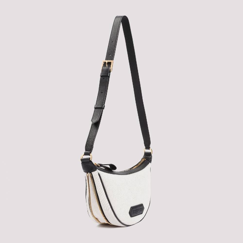 TOM FORD  Borsa Tracolla Nera in Tela Tom Ford Consegna Veloce