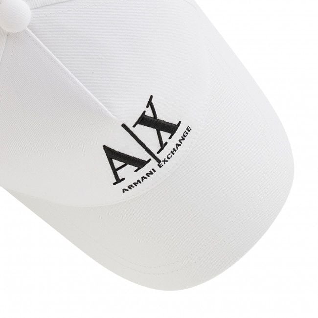 ARMANI EXCHANGE  Cappellino da Baseball Bianco in Cotone Armani Exchange Uomo Fino Al -60%