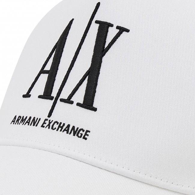 ARMANI EXCHANGE  Cappellino da Baseball Bianco in Cotone Armani Exchange Uomo Fino Al -60%