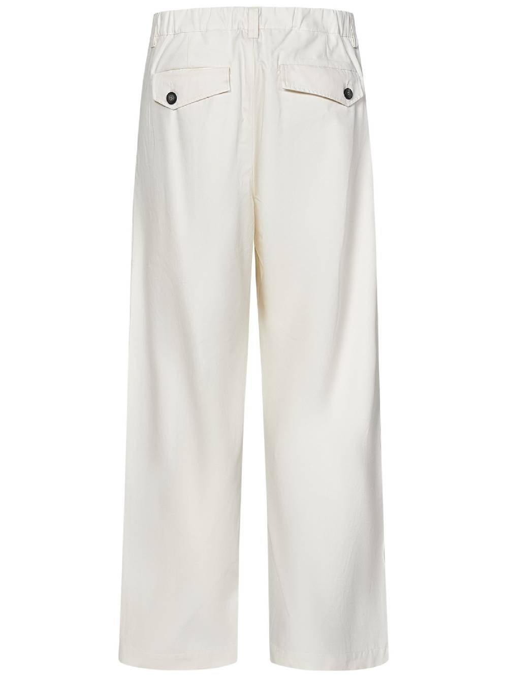 SEASE  Pantaloni Ampio Uomo SEASE in Cotone Bianco Shopping Online