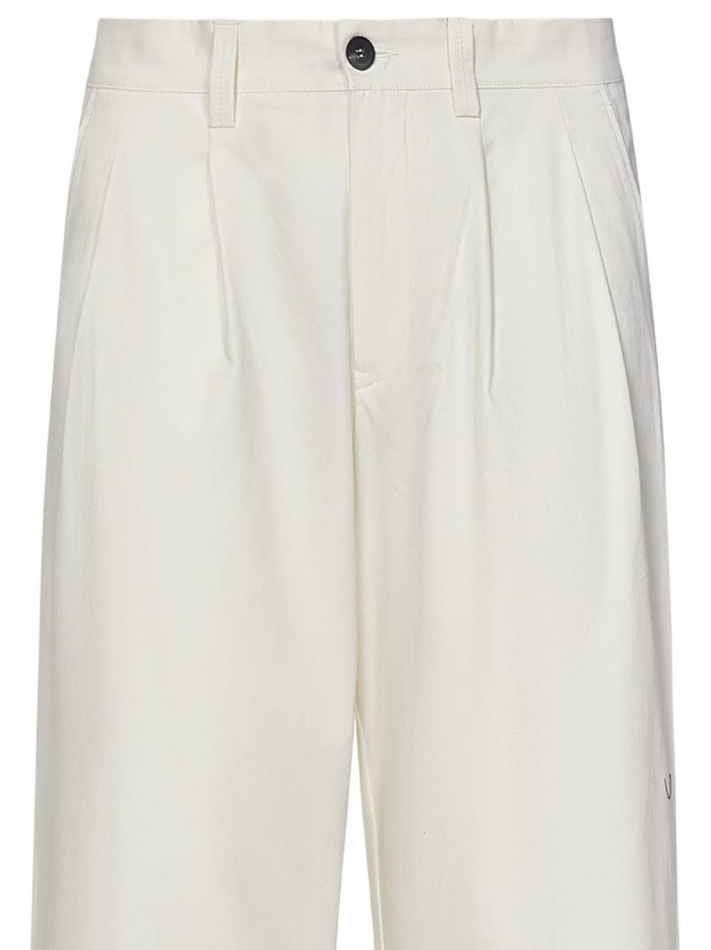 SEASE  Pantaloni Ampio Uomo SEASE in Cotone Bianco Shopping Online