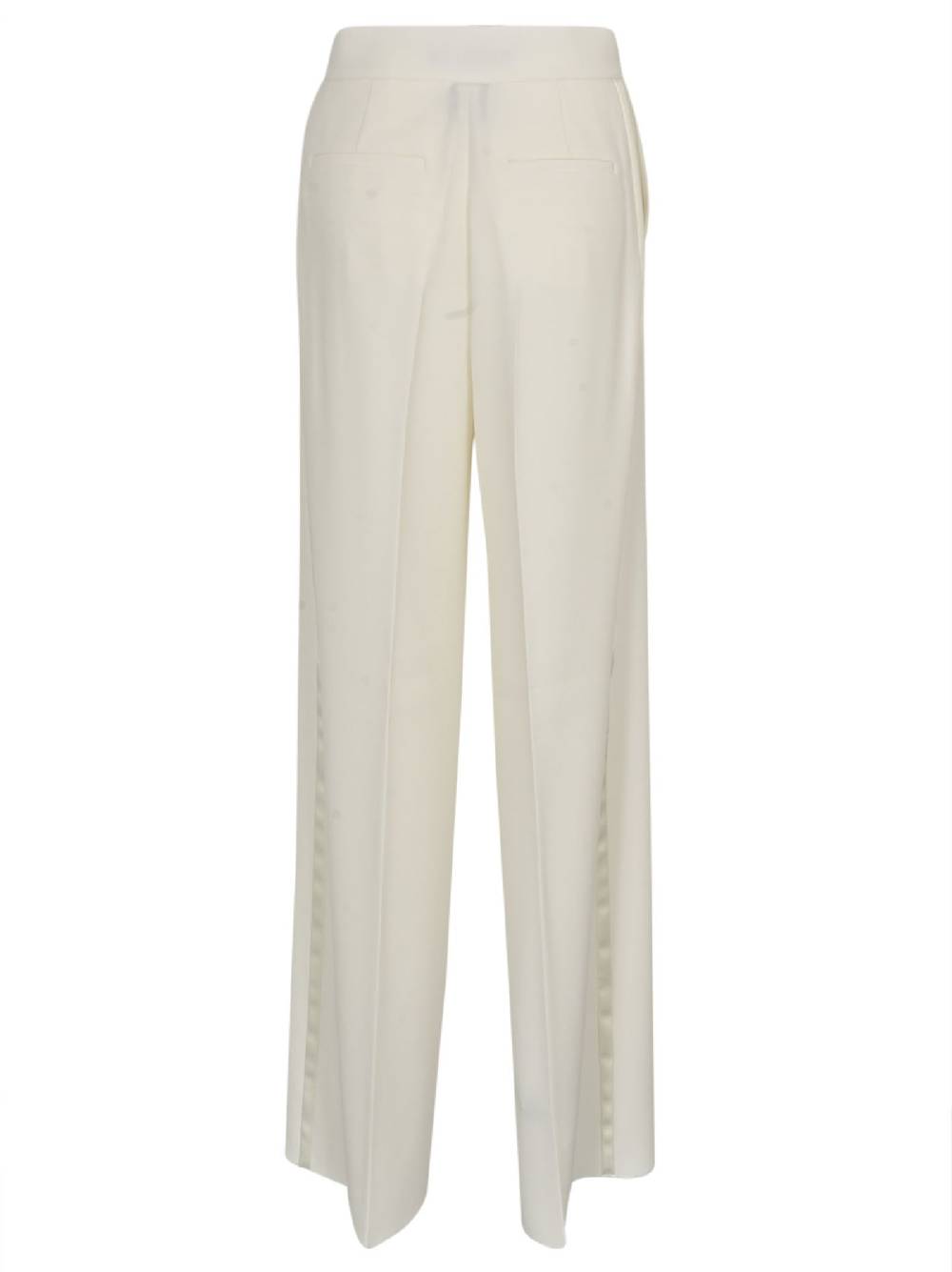 MAX MARA PIANOFORTE  Pantaloni Crepe Bianchi Max Mara Pianoforte da Donna Affare Del Giorno