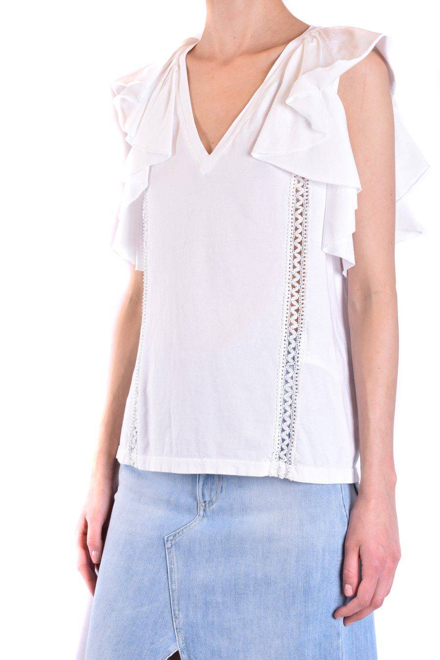DONDUP  Top Bianco in Cotone DONDUP per Donne Presa